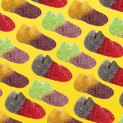 Sneaks Sour Gummy Candy - Assorted Shoe Shaped Sweet and Sour Gummies Bulk with Colorful Varieties and Fruity Flavors for Kids, Movie Nights, Basket Fillers, Party Favors - Fruit Flavors, 2lb