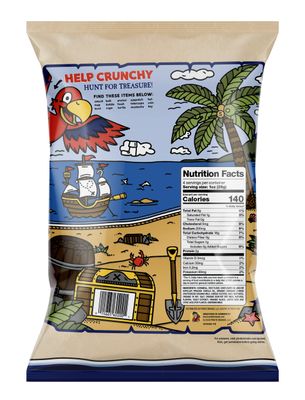 Pirate's Booty Aged White Cheddar Cheese Puffs, Gluten Free, Healthy Kids Snacks, 4oz Grocery Size Snack Bags (12 Count)