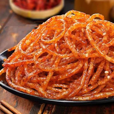 Spicy Strip Small Gluten Latiao Snack Food - Chinese Special Classic Handmade Spicy Gluten Latiao Delicious Snacking, Fragrant Spicy Flavour, 4 combinations Packed(4-Pack Combination)