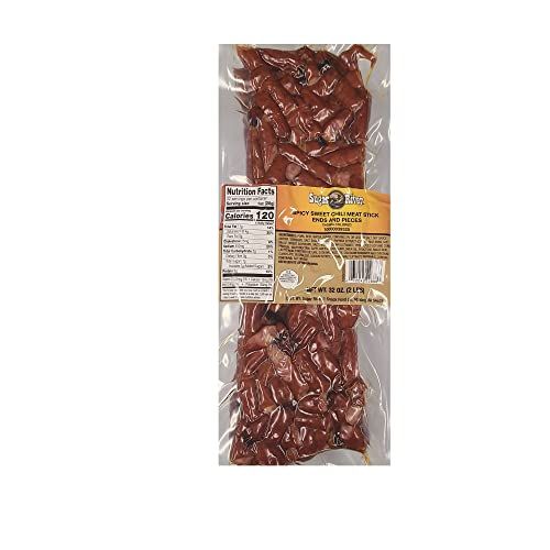 Sugar River Meat Snack Links Ends &amp; Pieces 2 lbs (Spicy Sweet Chili Meat Stick)