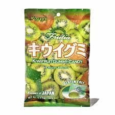Kasugai Frutia Kiwi Gummy (3.77oz). (TCS-13 L-1) - Pack of 3