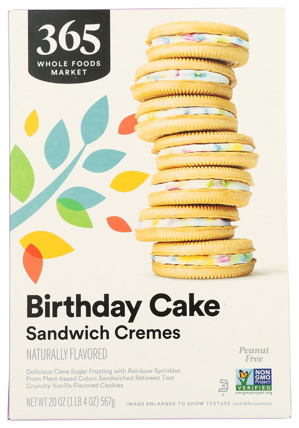 365 by Whole Foods Market, Birthday Cake Sandwich Creme, 20 Ounce