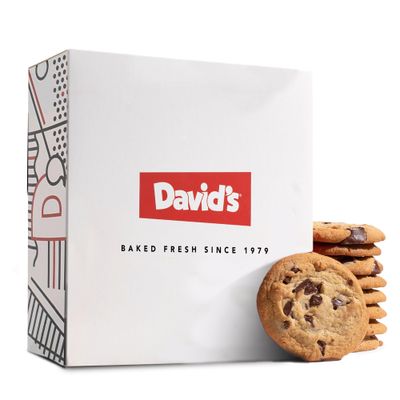 David&#39;s Cookies Gluten-Free Chocolate Chip Cookies 9-pack - Gourmet Cookies with No Added Preservatives - Fresh Bakery Dessert - Toddler and Kids Snacks for School