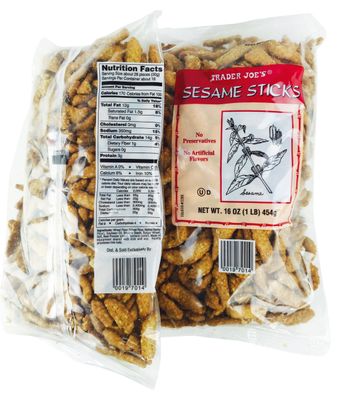 Trader Joe&#39;s Sesame Sticks,16 oz (Pack of 2)