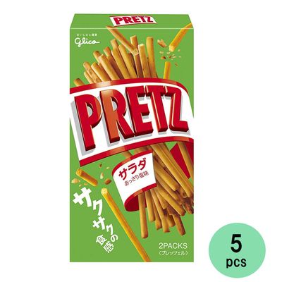 PRETZ Salad 2.4oz 5pcs Japanese Salt Taste Stick Snack Ninjapo Ninjapo Japan