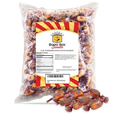 Atkinson&#39;s Chick-O-Stick Bite Size Nuggets Bulk Individually Wrapped Candy (5 Pound)