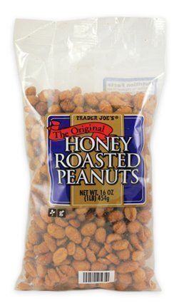 Trader Joes Original Honey Roasted Peanuts, 1 lb by Trader Joes Foods
