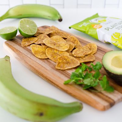 ARTISAN TROPIC Plantain Strips Sea Salt - 8 Pack, 2oz - Vegan, Paleo, Gluten Free Chips - Individual Bags Healthy Snacks for School, Gym, Kids - Whole 30 Approved Foods Baked Banana Chips