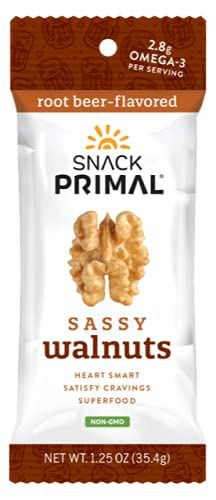Snack Primal - Sassy Root Beer Flavored Walnut Snack Packs