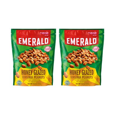 Emerald Honey Roasted Virginia Peanuts, 10 Oz (Pack of 2)