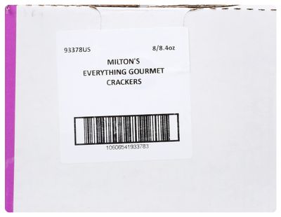 Milton's Everything Baked Crackers, Gluten Free &amp; Non-GMO, 8.4 Oz (Pack of 8)