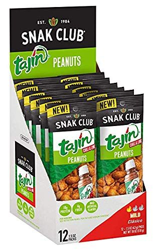 Snak Club Tajin Clasico Toasted Peanuts 1.5 oz.  12 ct.
