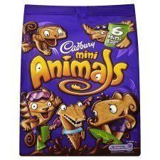 Animals Cadbury Mini Mini Bags 6 X 22G by Animals