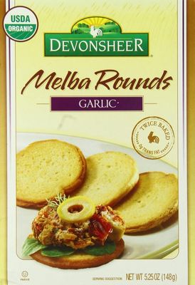 Devonsheer Melba Rounds, Garlic, 5.25 Ounce (Pack of 12)
