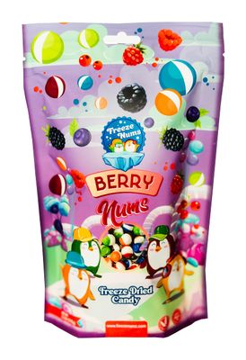Berry Nums 5.1 Ounce Bag- Freeze Dried Candy - Berry Flavor - Gluten Free, Premium Quality