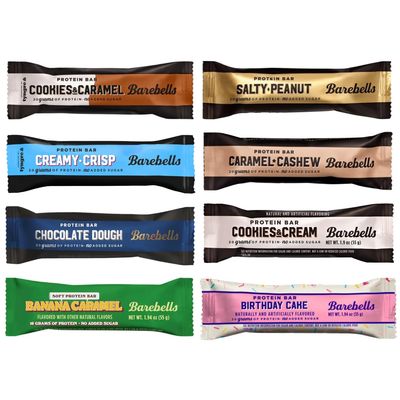 Barebels Protein Bars Variety Pack Sampler, Protein Snacks with 20g of High Protein (8 Pack)