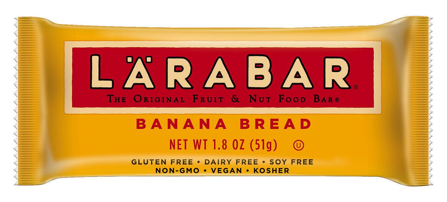 Larabar Gluten Free Bar, Banana Bread, 1.6 oz Bars (16 Count), Whole Food Gluten Free Bars, Dairy Free Snacks