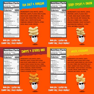 Todd's Better Snacks Egg-Cellent Protein Puffs, Variety Pack, 1.2 Oz (Pack of 10), Made with Egg Whites, 12g Protein, Gluten Free Healthy Snack