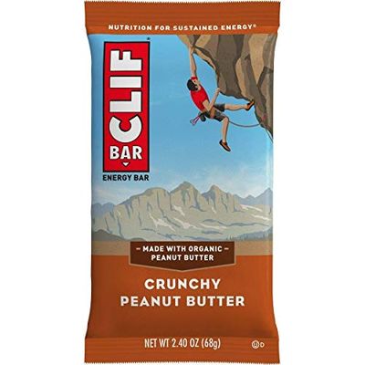 Clif Bar Crunchy Bars, Peanut Butter, 2.4 Oz.