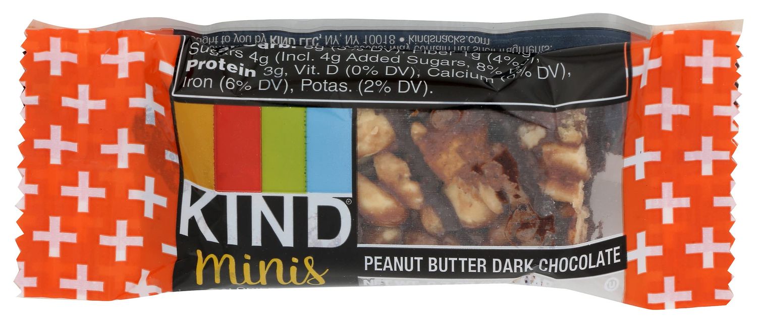 KIND Mini Peanut Butter Dark Chocolate, 0.8 OZ