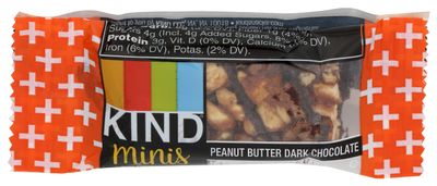 KIND Mini Peanut Butter Dark Chocolate, 0.8 OZ