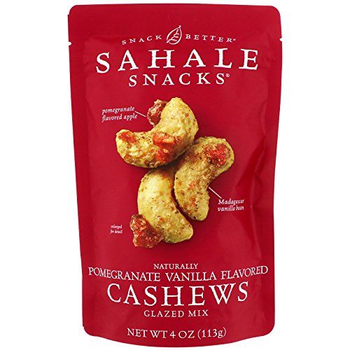 Glazed Mix, , Naturally Pomegranate Vanilla Flavored Cashews, 4 oz- pack of 3