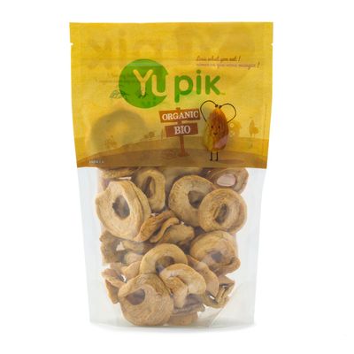 Yupik Organic Dried Apple Rings, 1 lb, Kosher, Soft Dried Fruits, Peeled Apple Slices, No Added Sugar, Oil-Free, Source of Fiber, Healthy Snacks, Ideal for Baking &amp; Topping