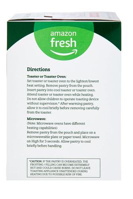 Amazon Fresh, Frosted Strawberry Toaster Pastries, 8 Count