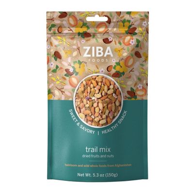 Ziba Foods Trail Mix - Sweet Apricot Kernels, Mulberries, Raisins, Almonds &amp; Pistachios - Non-GMO, Vegan, Whole 30 Friendly &amp; Paleo - High in Fiber, Iron &amp; Antioxidants | Sweet &amp; Savory Snack, 5.3 oz