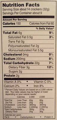 Trader Joe's Multigrain Crackers
