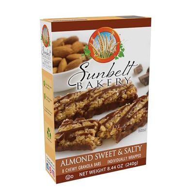 Sunbelt Bakery Almond Sweet &amp; Salty Chewy Granola Bars, 8-1.0 OZ Bars
