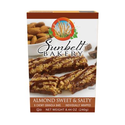 Sunbelt Bakery Almond Sweet &amp; Salty Chewy Granola Bars, 8-1.0 OZ Bars
