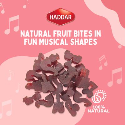Fruit A Toot - Musical Shaped Strawberry Watermelon Real Fruit Snack Jellies, Made from 100% Fruit (16 Fruit Packs) No Artificial Colors or Flavors |Dye Free | Fish Free | Kosher