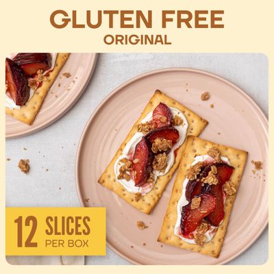 Wasa Gluten Free Original Crispbread, 5.4 oz (Pack of 10), Gluten Free Crackers, Non-GMO Ingredients