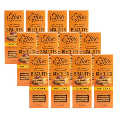 Effie&#39;s Homemade Biscuits - Oatcakes - 12 Pack