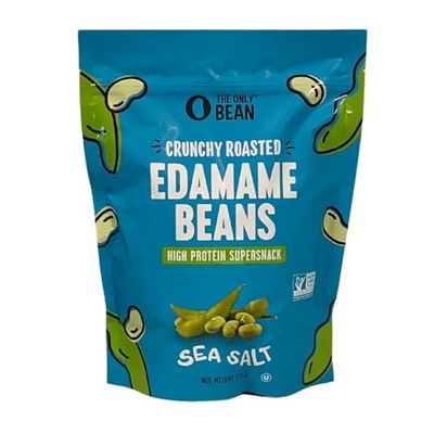 The Only Bean Crunchy Dry Roasted Edamame Snacks (Sea Salt),18 Ounce (Pack of 1)