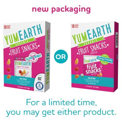YumEarth Organic Tropical Fruit Snacks, 0.7 Ounce (Pack of 10)