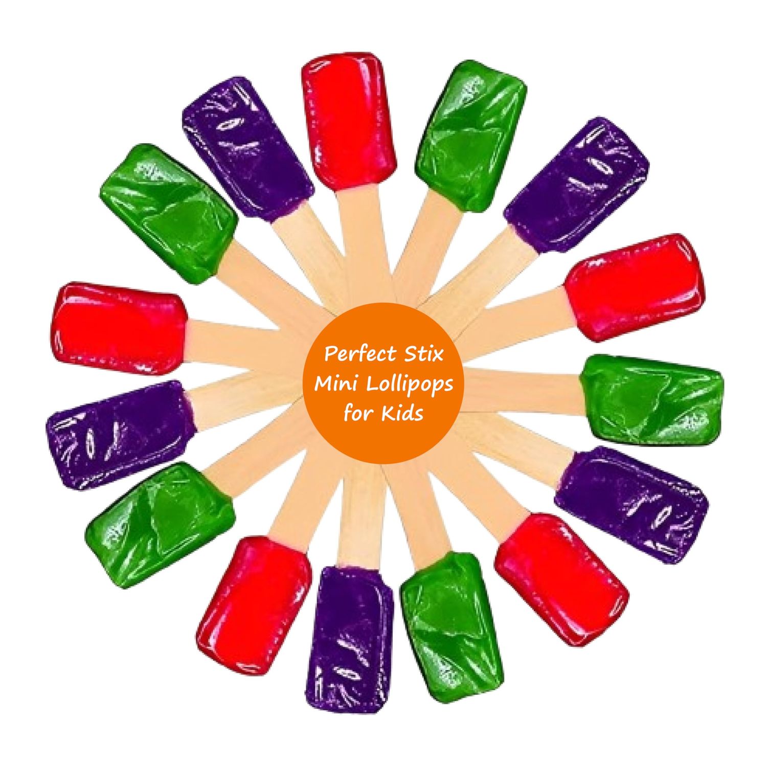 Perfect Stix Mini Lollipops for Kids. Variety Pack of Halloween Candy. Great for Halloween Goody Bags.