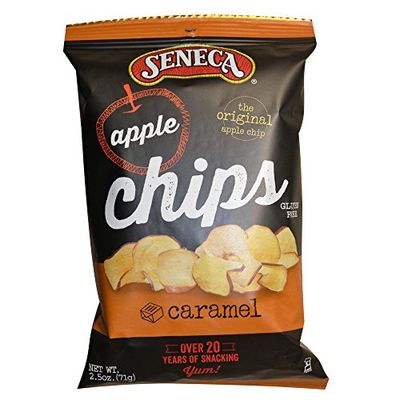 Seneca Apple Chips, Caramel, 2.5 oz