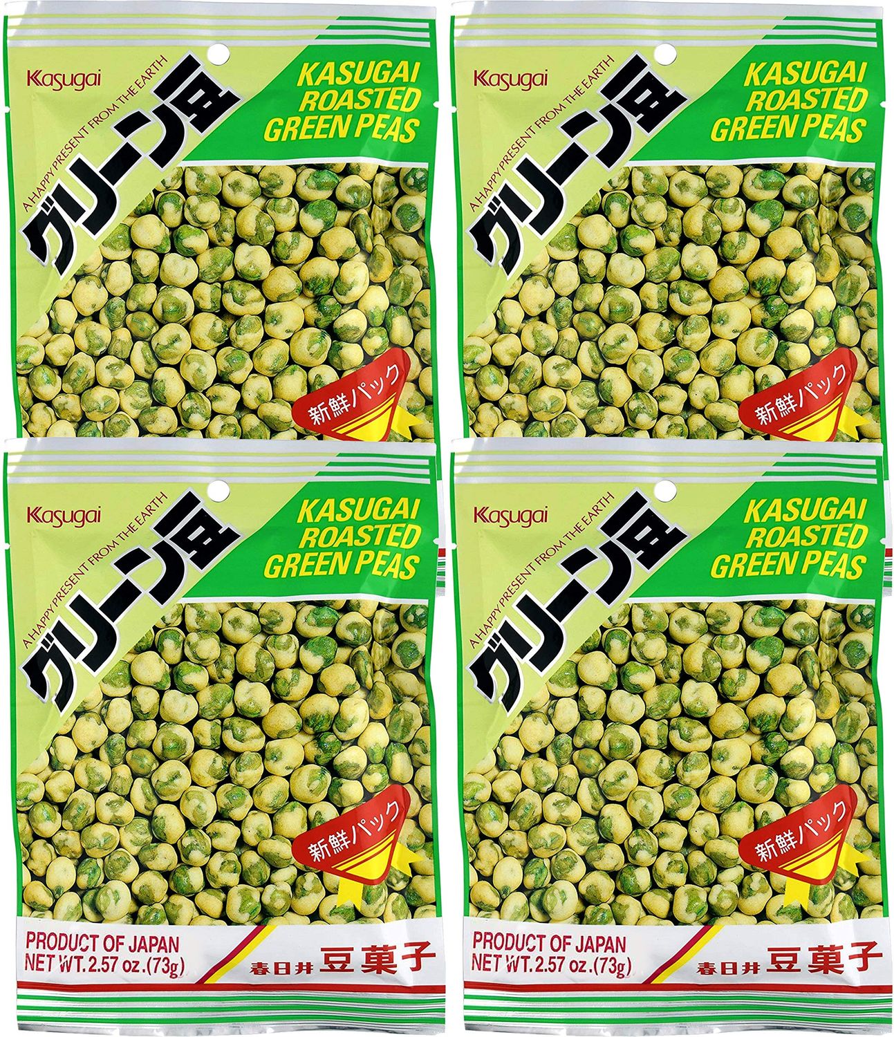 Kasugai Green Peas 2.57oz (4 Pack)