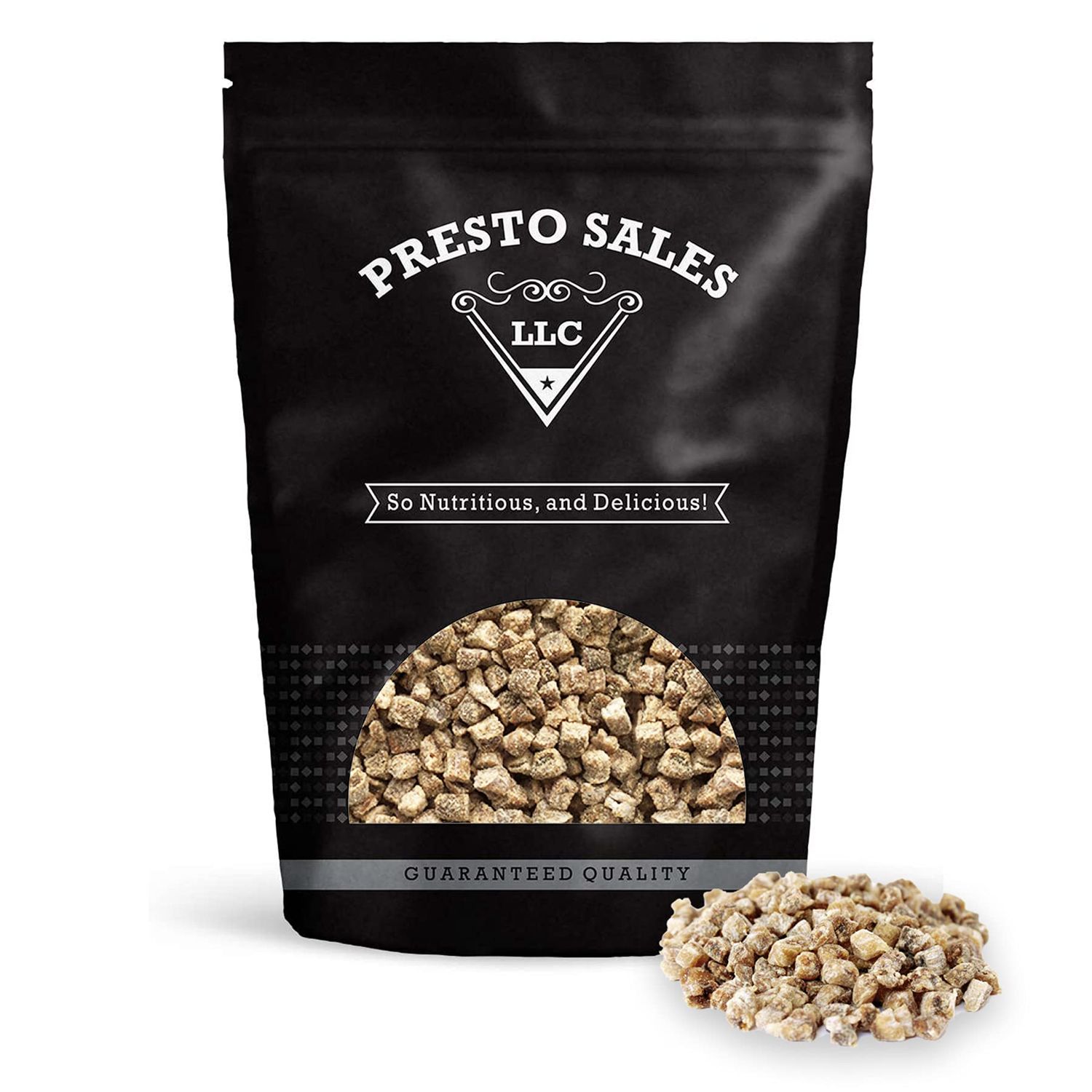 Figs, Dried DicedChopped, Healthy Snack, Nutritional, 5-A-Day, Sweet, Fiber, Luxurious, Packed in 5 lbs. (80 oz.) Resealable Pouch Bag by Presto Sales LLC