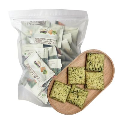 SIJIYUNLI-Rice cookies 300g10.58oz Qiaomi crisps, rice Dim sum biscuits, party snacks, suitable for holiday partiesabout 50 packs (seaweed flavor)