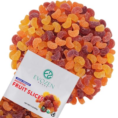 Organic Gummy Fruit Snacks, Non-GMO, Vegan, Pectin, Plant Based (2 Pound, Fruit Slices)