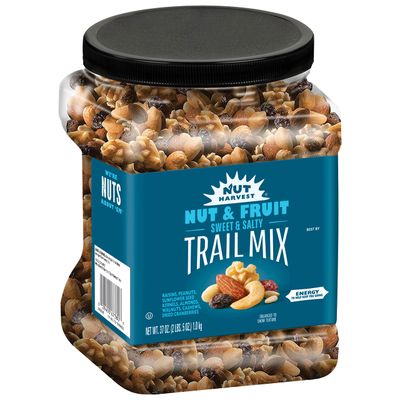 Nut Harvest, Nut &amp; Fruit Mix, 37 Ounce Jar