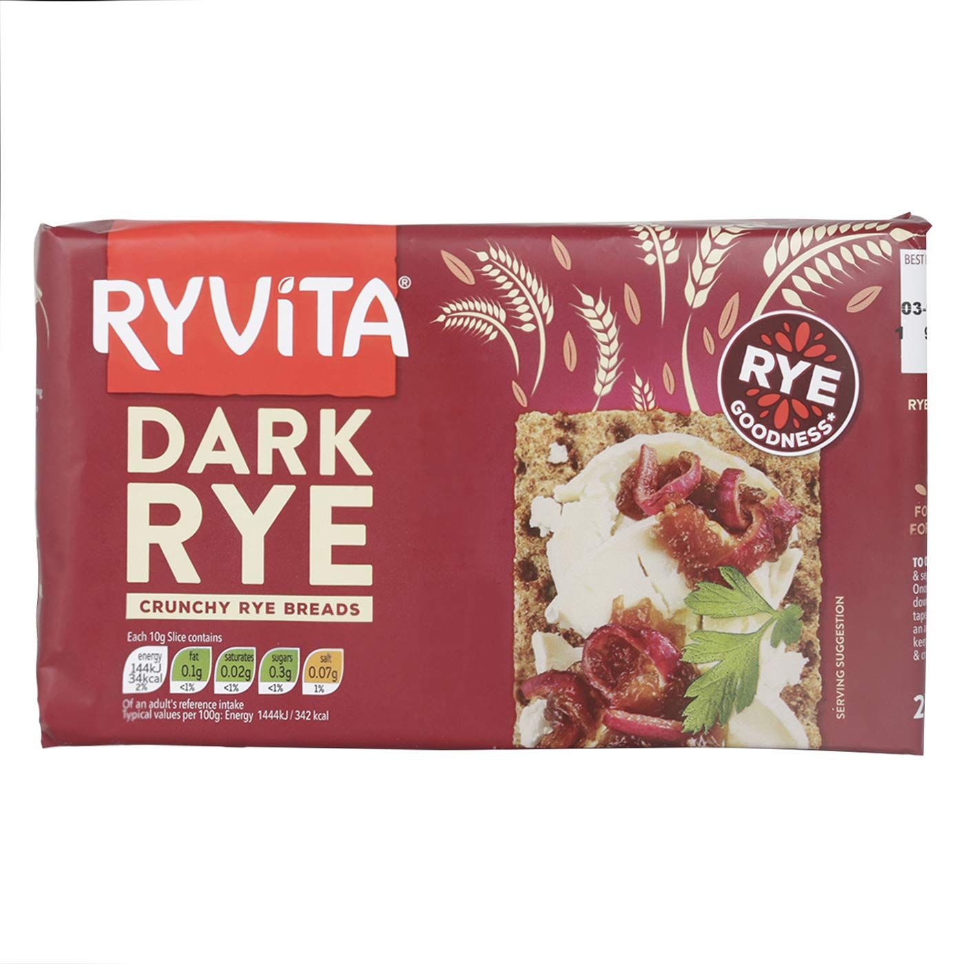 Ryvita Dark Rye Crispbread (250g)