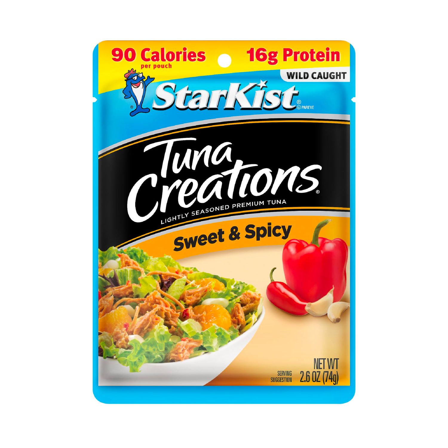 StarKist Tuna Creations Sweet &amp; Spicy, Single Serve Pouch, 2.6 oz