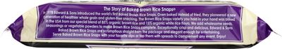 Edward &amp; Sons, Brown Rice Snaps, Black Sesame Flavor, Organic, 3.5 oz