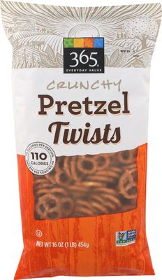 365 by Whole Foods Market, Crunchy Pretzel Twists, 16 Ounce