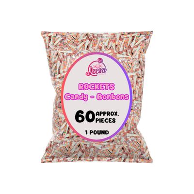 Rockets, Smarties Candy Rolls - Individually Wrapped - Bulk Hard Candies by Lecsa Specialty Snacks (1, Pounds)