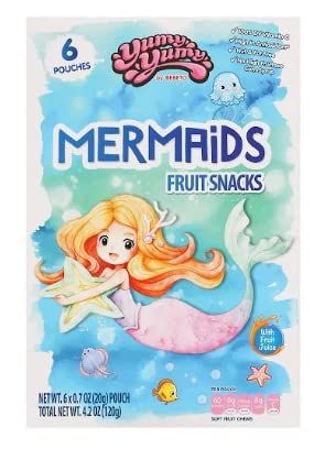 Yumy Yumy Mermaids Fruit Snacks
